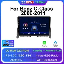 For Mercedes Benz C Class 3 W204 S204 Car Radio GPS Navigation Multimedia Player