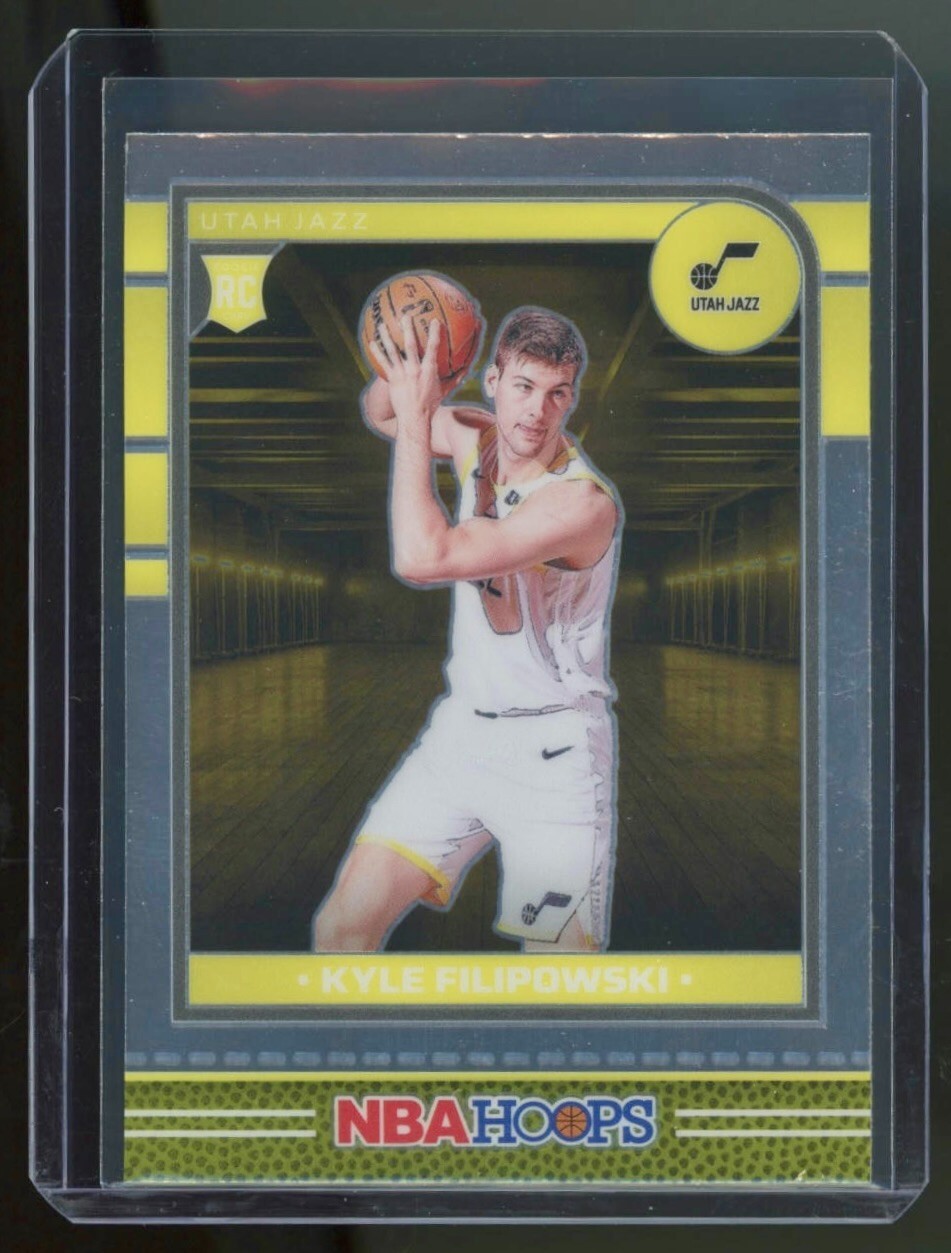 KYLE FILIPOWSKI 2024-25 Panini NBA Hoops Chrome Premium Jazz Rookie Card #262