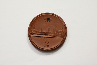 GERMANY PORCELAIN TOKEN SAXONY FRIEDE 1948 B13 JJ36