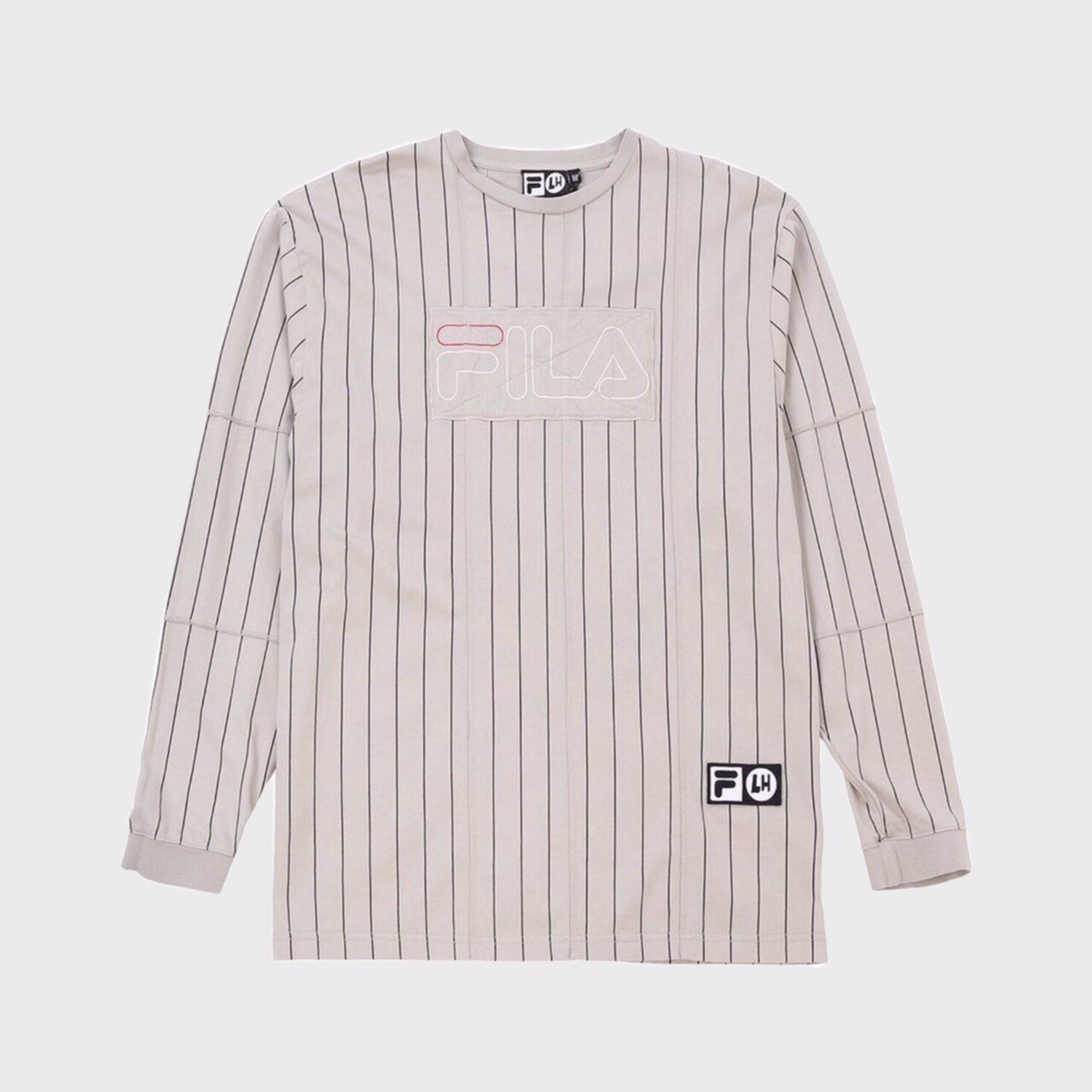 Top da baseball Fila X Liam Hodges beige Nuovo con etichette Taglia Small