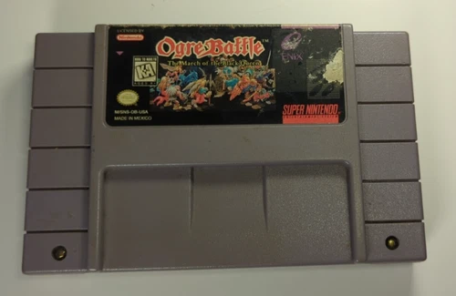 Ogre Battle: The March of the Black Queen SNES Authentic - See Pics - Authentic!