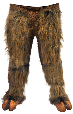 Brown Beast Legs Pants Adult Hairy Pull On Monster Body Parts