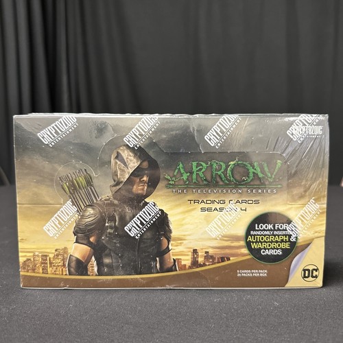 ARROW TRADING CARDS SEASON 4 SEALED BOX STEPHEN AMELL AUTOGRAPH