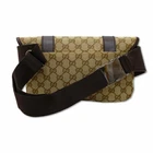 Gucci GG Supreme sac ceinture taille sac corps 145851 toile cuir marron