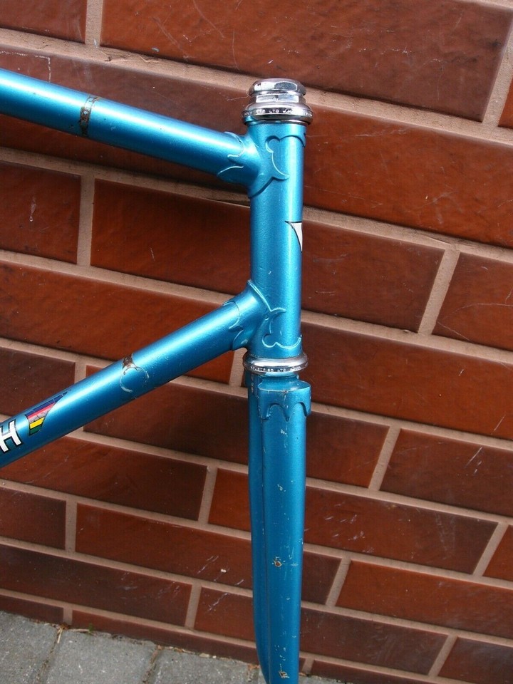 Cadre De Course Vélo De Route Acier Années 70 Ruffenach Campagnolo Reynolds ? 55 Cm Nerveux