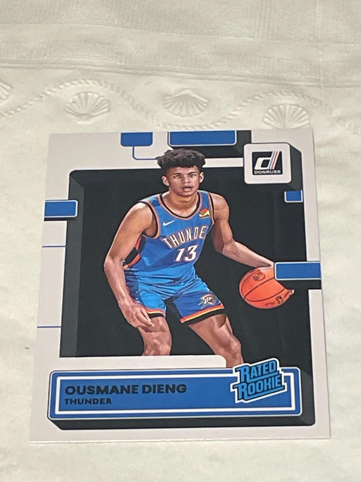 2022-23 Donruss Rated Rookie Ousmane Dieng RC Oklahoma City Thunder #211