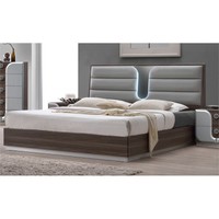 Chintaly Imports Queen Panel Bed In Beige on sale Chintaly Imports Queen Panel Bed In Beige on sale