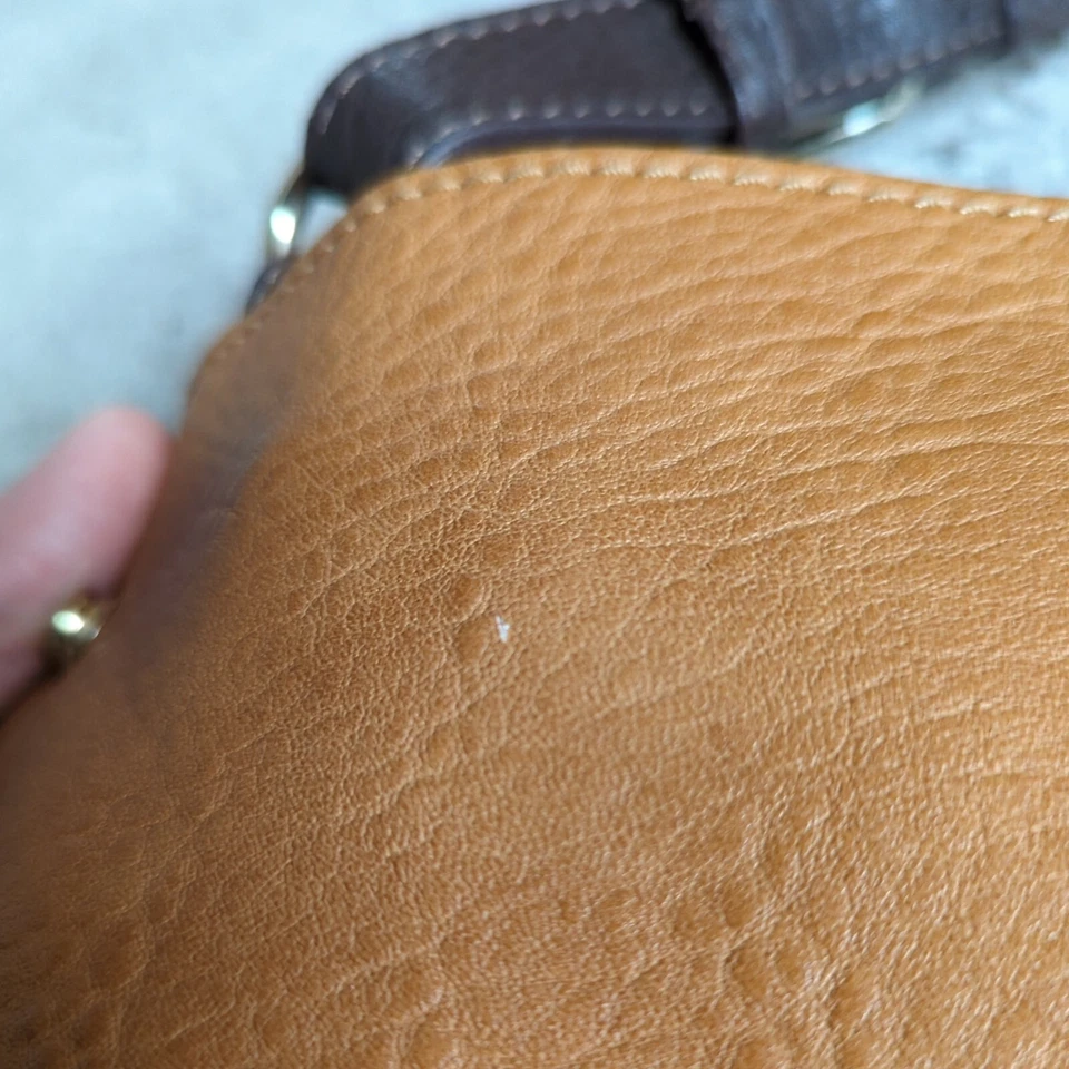 Bolso de Mano Grande Sole Society 'Capri' Cuero Sintético Camel/Marrón Excelente Estado Foto 4 de 4
