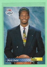 1992-93 Upper Deck Basketball Malik Sealy RC #10 Pacers👍