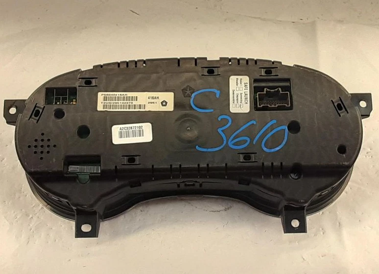 Dodge Charger 2012 velocímetro cúmulo de cabeza MPH Foto 2 de 3