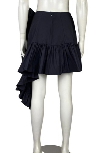 Simone Rocha X H&M SZ 36 / US 4 / AU 8 Asymmetrical Ruffle Hem Mini skirt black - Foto 5 di 17