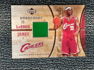 🔥LEBRON JAMES 2006-07 UPPER DECK HARDCOURT BASKETBALL GAME USED