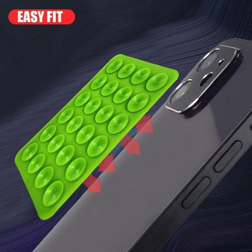 StickyGrippy Suction Phone Case Mount, Silicon Adhesive Phone Accessory T2V6 - Zdjęcie 6 z 14