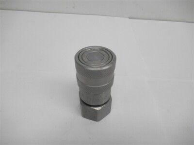 PCI FF08-12F-ORB , Flush Face Quick Coupling , 1/2'' Body , 11/16-12 ORB Thread