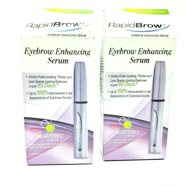 rapidbrow eyebrow enhancing serum 2-pack rapidbrow eyebrow enhancing serum 2-pack