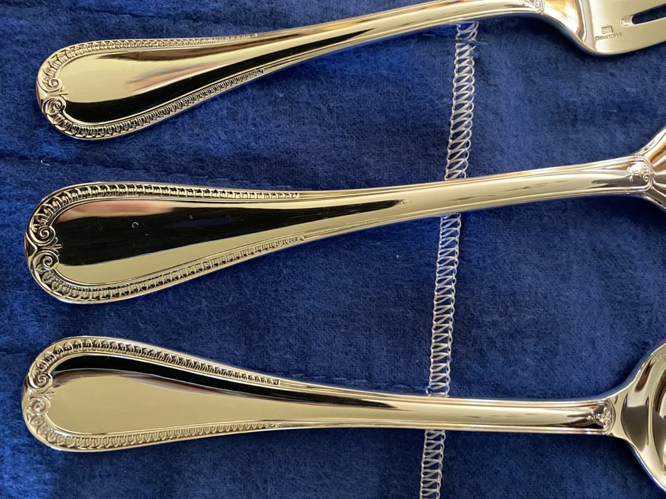 Christofle Francia - Juego de cubiertos de plata Malmaison Foto 4 de 4