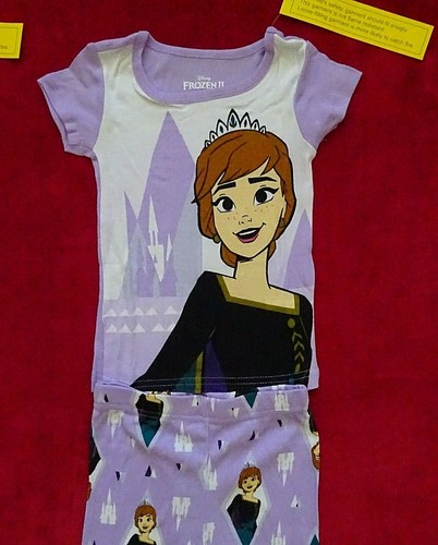 Disney Frozen Pajama Sets Girl's Size 4 TWO SETS New Cotton Anna Elsa - Picture 4 of 6