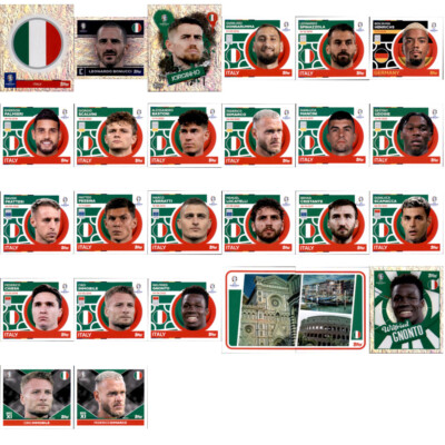 UEFA EURO 2024 Germany Sticker Mannschaftspaket - Italien