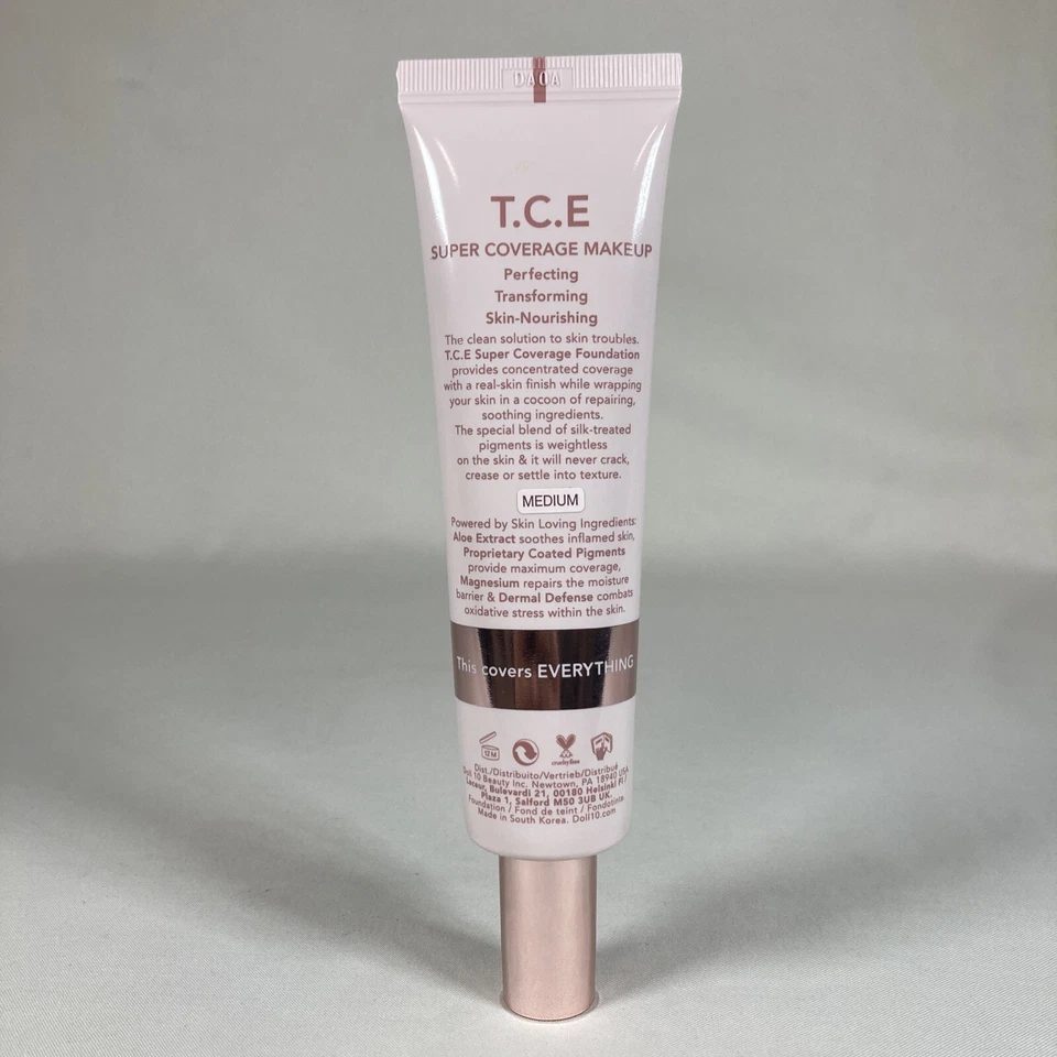 Doll 10 T.C.E Super Coverage Makeup MEDIUM 2 oz NIB Jumbo Size (No Box) - Image 3 of 4