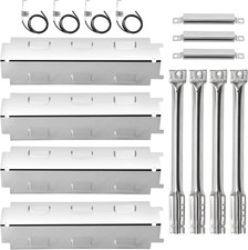 Grill Parts for Charbroil 4 Burner Crossover Tubes Heat Plate Ignitor Char-Broil