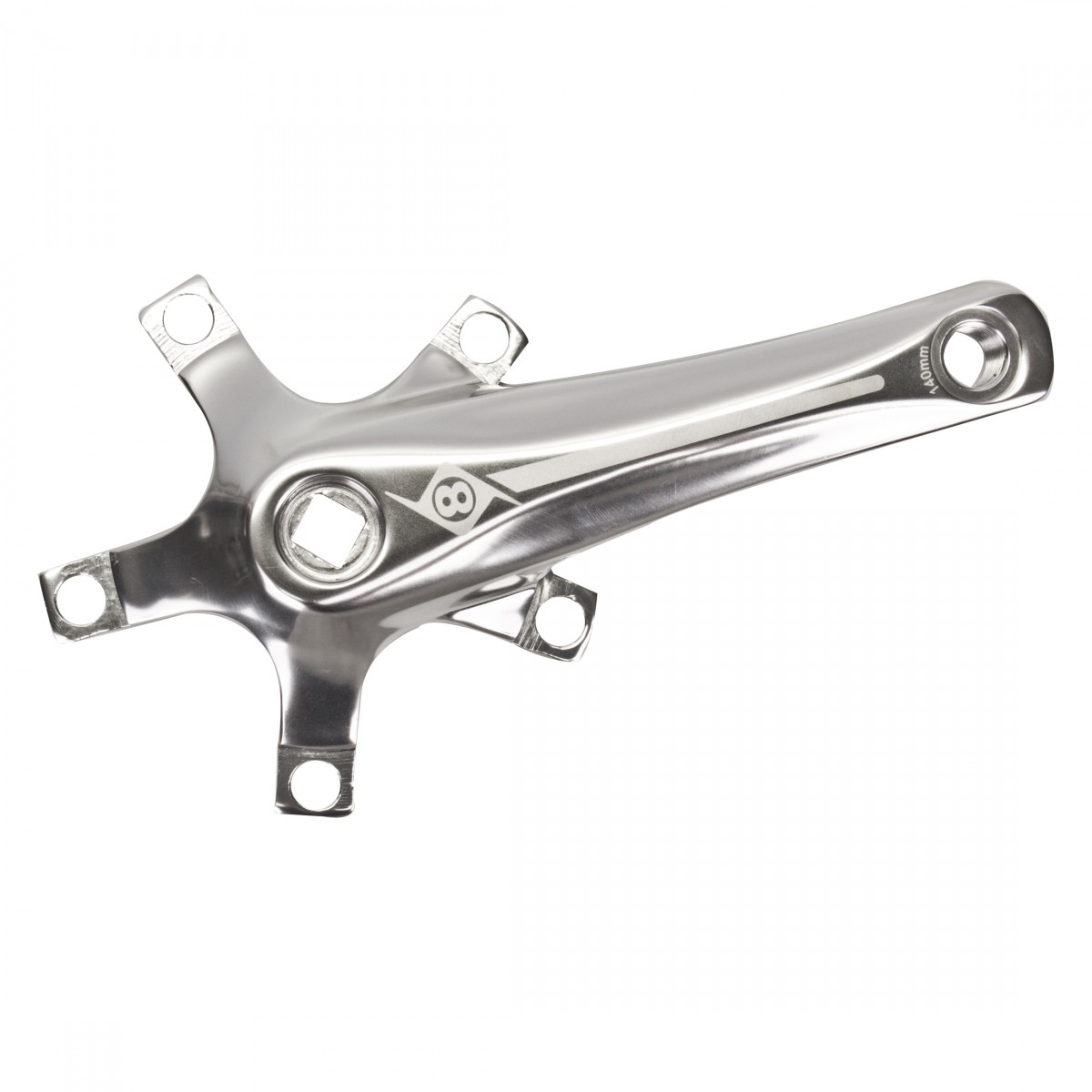 Origin8 Alloy Crank Set 1 Speed 170mm 110x5B No Chainring SI