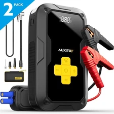 2X AUXITO Car Jump Starter with Air Compressor 3500A Car Battery Jump Starter