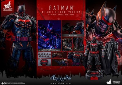 US Hot Toys VGM73 Arkham Origins Batman XE Suit Hellbat Version