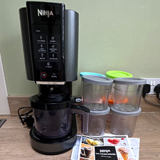 Ninja Ice Cream Maker NC300UK 800W 7 Program 500ml w/ Containers & Manual