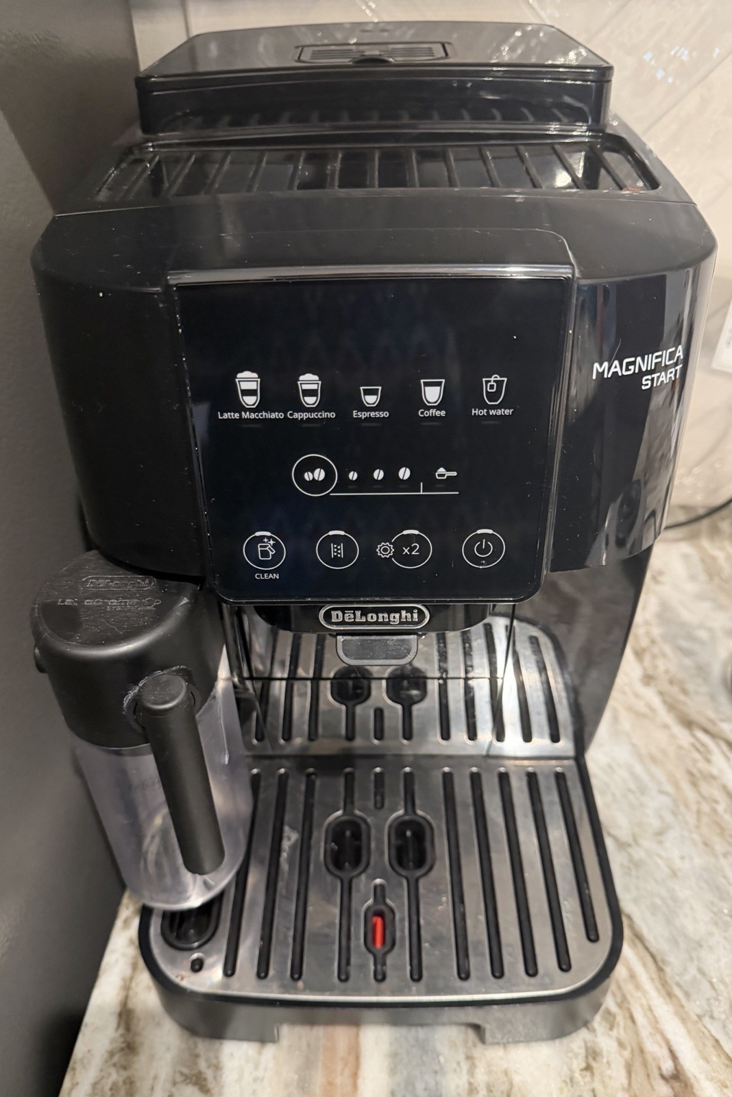 DeLonghi Magnifica Start Automatic Coffee and Espresso Machine w/Milk Frother