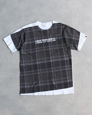 Bape Comme Des Garcons Trompe O'eil Tee Size Medium