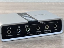 StarTech.com USB External Sound Card 7.1 w/ S/PDIF In/Out, 3.5mm I/O