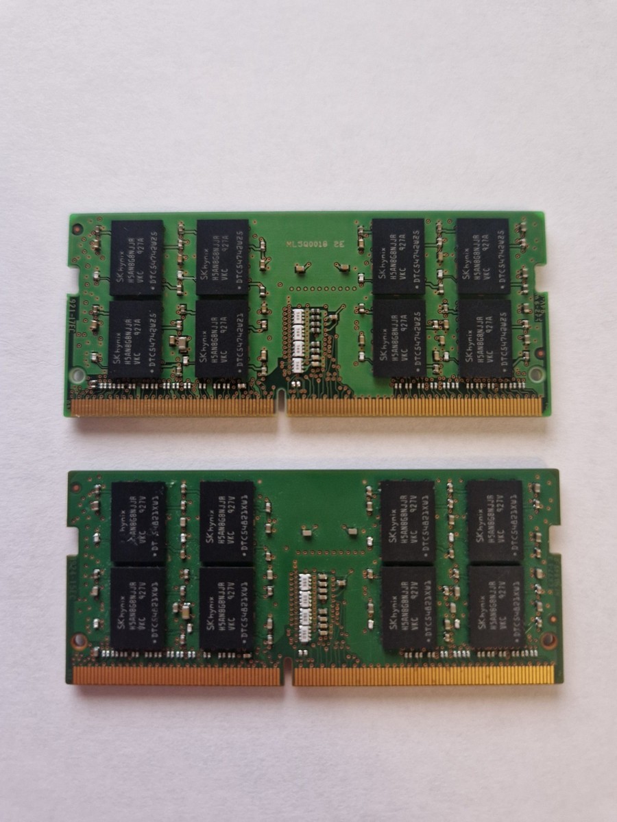 SK Hynix 32GB (2×16GB) DDR4-2666 SO-DIMM SDRAM Laptop RAM - Tested