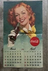 Vintage 1948 Coca-Cola Calendar March/April Single Page