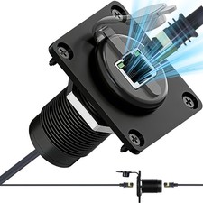 IP68 Ethernet Pass-Through Wall Socket for Starlink Gen 3, RJ45 CAT6