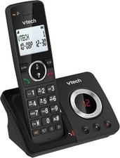 Vtech ES2050 DECT Cordless Phone with Answering Machine,Call Block,Easy-To-Read 