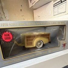 Motor City Classics 1:18 1939 Ford Woody Trailer 71001 Diecast Real Wood