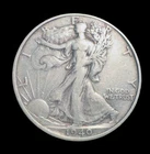 1940-S Walking Liberty Half Dollar - 90% Silver - San Francisco Mint - US Coin