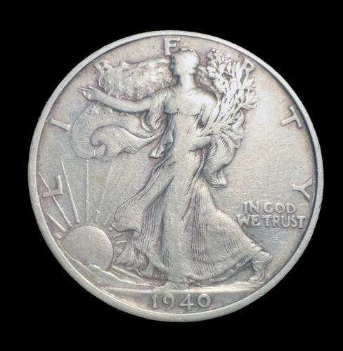 1940-S Walking Liberty Half Dollar - 90% Silver - San Francisco Mint - US Coin
