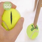 100 Precut Tennis Balls Protect Floors & Reduce Noise for Chairs Desks Walkers