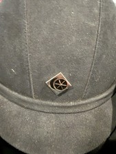 Charles Owen Riding Helmet Black Size 50  Horze Bag Liner Issue AS-IS