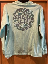 Salt Life Girl s Teal Long Sleeve T-shirt NWT Size M