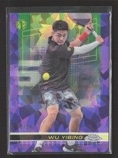 2024 Topps Chrome Tennis Wu Yibing #11 Purple Sapphire 10/10