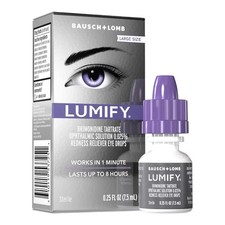 2 pack Bausch  Lomb Lumify Redness Reliever Eye Drops - 0.25fl oz.