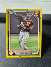2024 Rayner Arias Bowman #BP-127 Paper Prospects Yellow Border Parallel 54/75