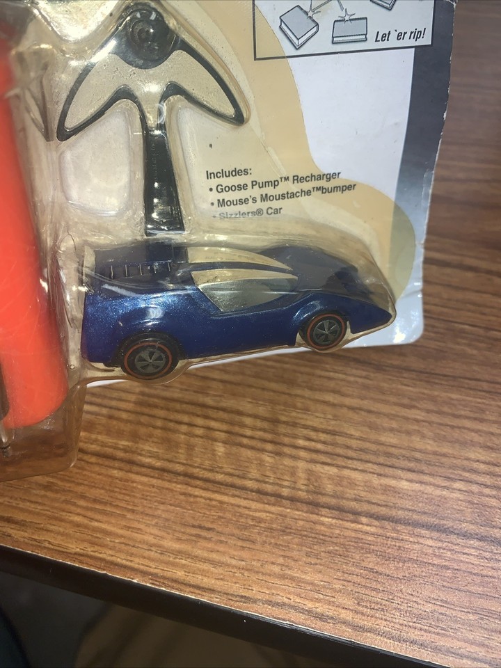 Hot Wheels Sizzlers Mad Scatter Set 2006, Auto Elettriche Blu/verdi, Scala 1:64, Nuovo In Scatola - Foto 3