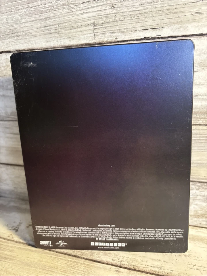 Dragonheart ограниченного тиража Steelbook (4K UHD + Blu-ray) доставка бесплатный крик студии - Изображение 4 из 4