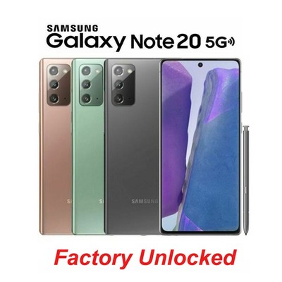 New Samsung Galaxy Note 20 8GB+128GB SM-N981U 5G Factory CDMA+GSM Unlocked