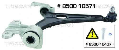 Verbindungsarm, RadaufhäNgung Triscan 8500 10571 Fiat 1401239480-image