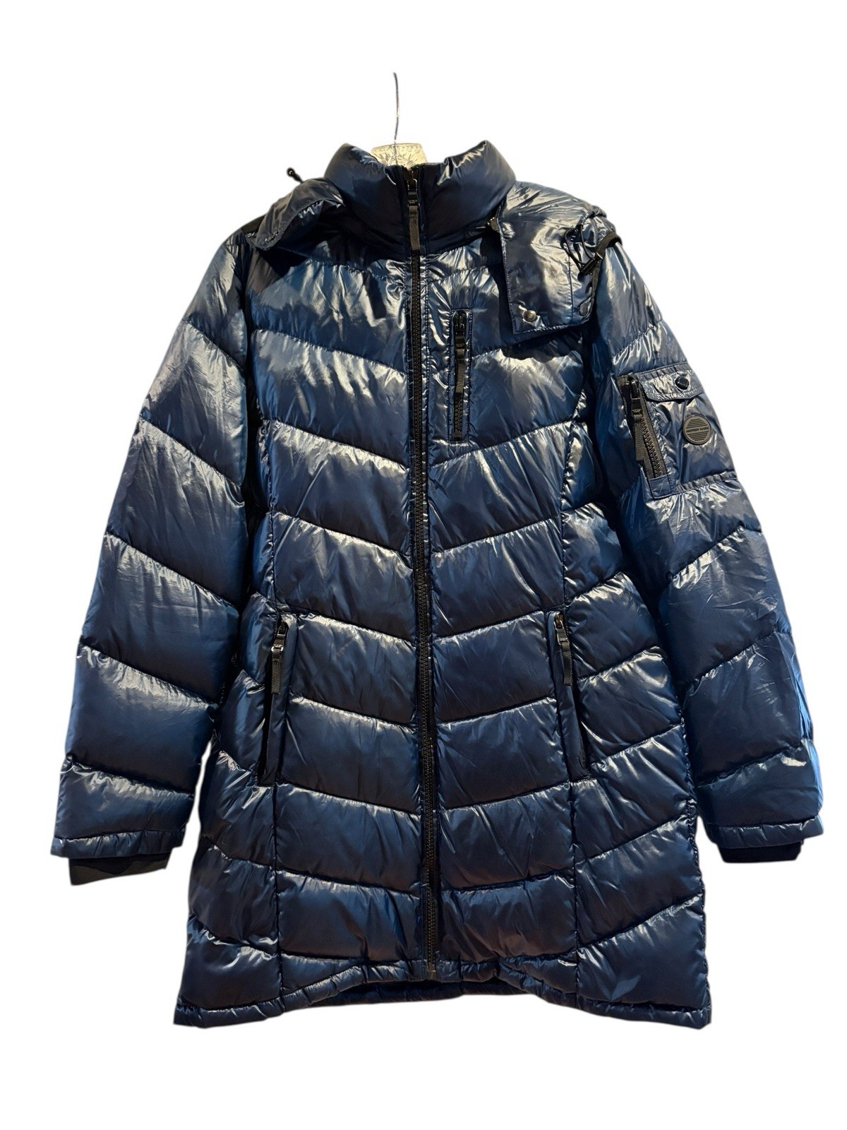 Andrew Marc Lightweight Down Packable Quilted Hoo… - image 1