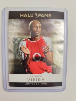 Topps Premier League 2026 Patrick Vieira Hall of Fame Arsenal London HOF7